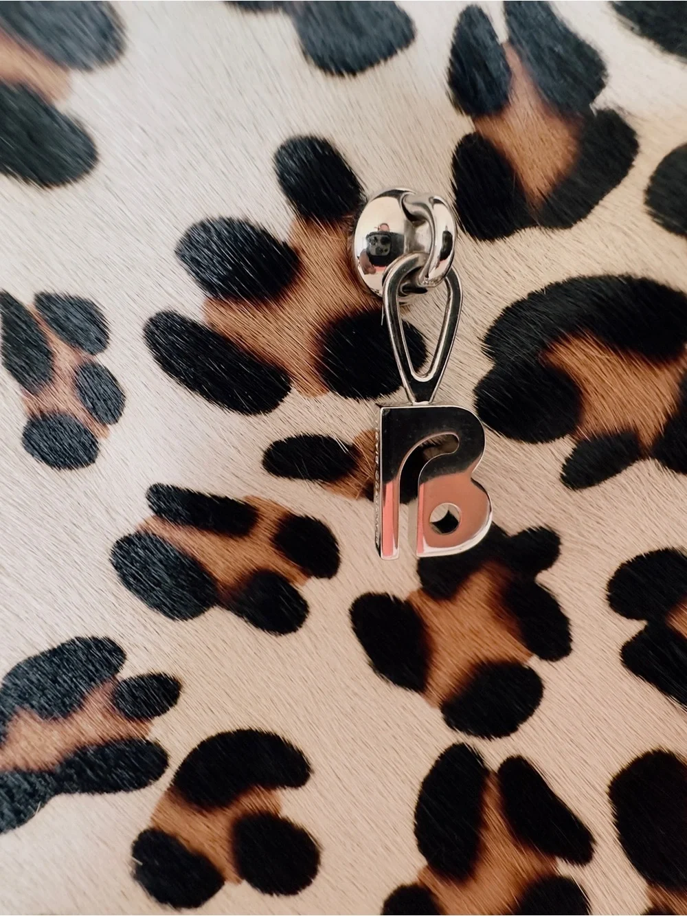 NWT Francesco Biasia Copacabana Leopard Calf Hair Handbag
